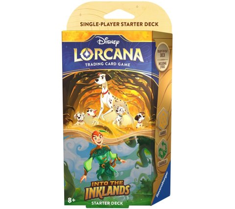 Dit is een foto van het spel Into the Inklands Peter Pan and Dalmatiers - Disney Lorcana TCG te koop bij Speldorado Spellenwinkel Delft