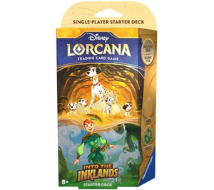Disney Lorcana starter Set 2 Into the Inklands Peter Pan and Dalmatiers