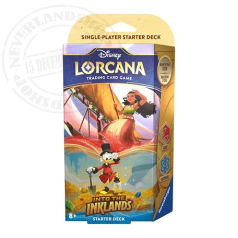 Disney Lorcana Into the Inklands - Moana and Dagobert– set Into the Inklands - Starter