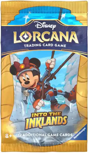 Dit is een foto van het spel Into the Inklands Boosterpack - Disney Lorcana TCG te koop bij Speldorado Spellenwinkel Delft