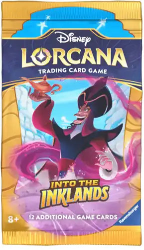 Dit is een foto van het spel Into the Inklands Boosterpack - Disney Lorcana TCG te koop bij Speldorado Spellenwinkel Delft