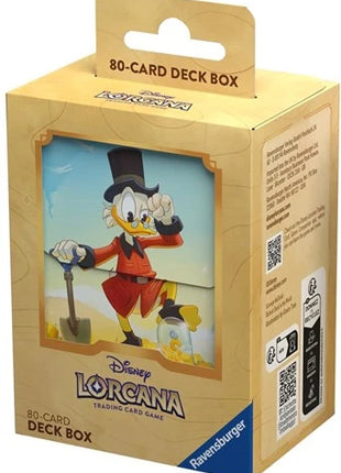 Dit is een foto van het spel Into the Inklands Deckbox - Scrooge McDuck - Disney Lorcana TCG te koop bij Speldorado Spellenwinkel Delft