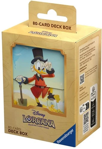 Dit is een foto van het spel Into the Inklands Deckbox - Scrooge McDuck - Disney Lorcana TCG te koop bij Speldorado Spellenwinkel Delft