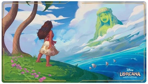 Dit is een foto van het spel Into the Inklands Playmat - Moana- Disney Lorcana TCG te koop bij Speldorado Spellenwinkel Delft