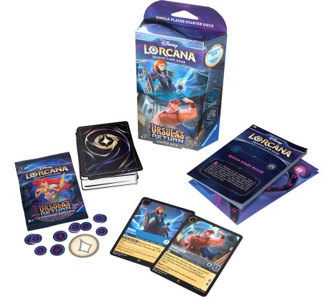 Dit is een foto van het spel Disney Lorcana Starter B ENUrsala's return - Lorcana te koop bij Speldorado Spellenwinkel Delft