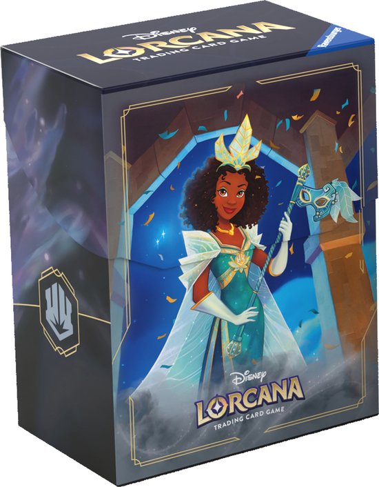 Dit is een foto van het spel Disney Lorcana TCG Tiana deck box te koop bij Speldorado Spellenwinkel Delft