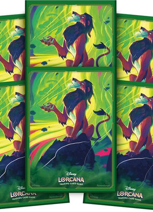 Disney Lorcana Card Sleeves Scar (65x)– set Shimmering Skies - Sleeves