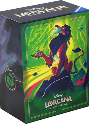 Disney Lorcana Deck Box Scar– set Shimmering Skies - Deckbox
