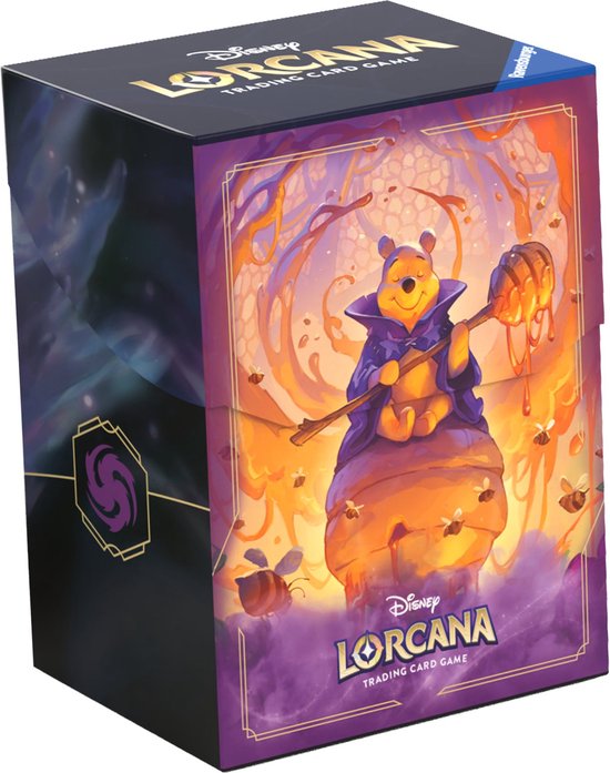 Dit is een foto van het spel Disney Lorcana: Deck Box Winnie the Pooh te koop bij Speldorado Spellenwinkel Delft