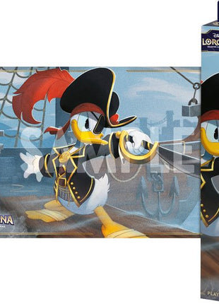 Disney Lorcana Azurite Sea - Playmat - Donald Duck Buccaneer– set Shimmering Skies - Playmat