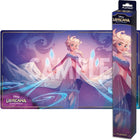Dit is een foto van het spel Disney Lorcana TCG - Azurite Sea Playmat Elsa 'The Fifth Spirit' te koop bij Speldorado Spellenwinkel Delft