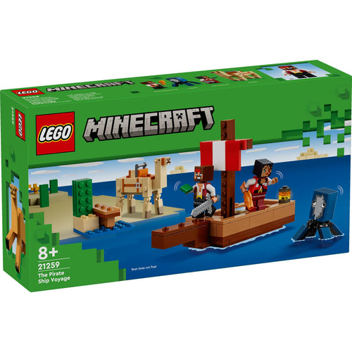 Minecraft de reis van het Piratenschip 21259 Lego