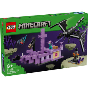 Minecraft De Enderdraak met het End Schip 21264 Lego