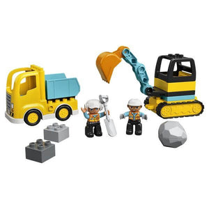 Lego Duplo Truck & Graafmachine Met Rupsbanden 10931, 10931 van Lego te koop bij Speldorado !