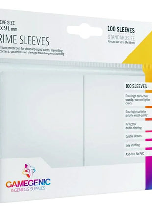 Sleeves Pack Prime White (100) - Sleeves - Kaartspel accessoires,bordspel accessoires