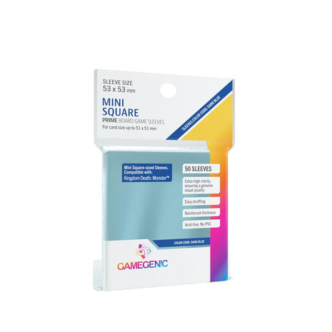 Sleeves Prime Board Game - Dark Blue 53x53mm (50) - EN - Sleeves - Kaartspel accessoires,bordspel accessoires