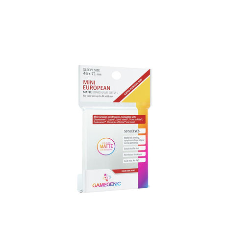 Sleeves Ruby 46x71mm (50) - Sleeves - Kaartspel accessoires,bordspel accessoires