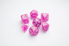 Dice Candy-like Series Rasberry RPG Dice Set 7pcs