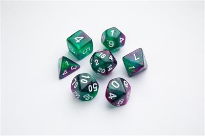 Dice Galaxy Series Aurora RPG Dice Set 7pcs