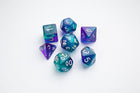 Dice Glow Series Icy Crumbs RPG Dice Set 7pcs