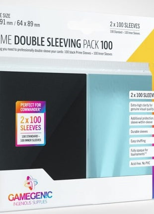 Sleeves Prime Double Sleeving Pack (100) - Sleeves - Kaartspel accessoires,bordspel accessoires