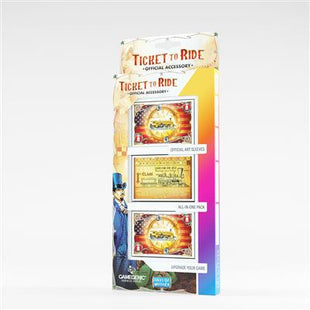 Sleeves Ticket To Ride US Art Sleeves (152) - Sleeves - Kaartspel accessoires,bordspel accessoires