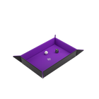Magnetic Dice Tray Rectangular Black/Purple - Dice tray - Kaartspel accessoires,bordspel accessoires