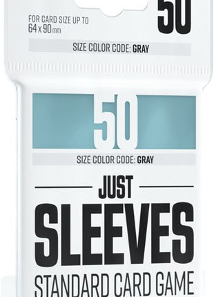 Just Sleeves - Standard Card Game Clear (50)