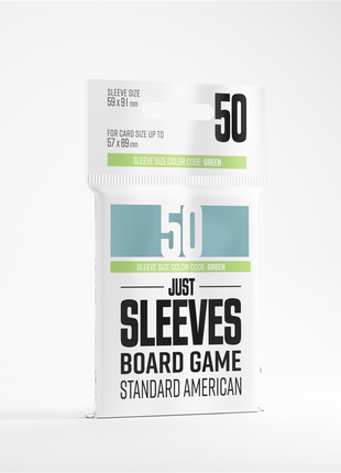 Sleeves Just Sleeves - Standard American (50) - Sleeves - Kaartspel accessoires,bordspel accessoires
