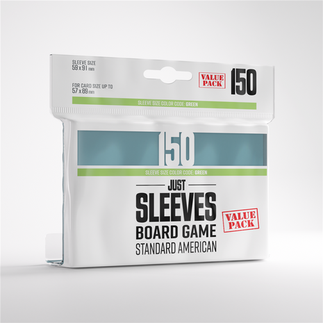 Just Sleeves - Standard American Value Pack (150)