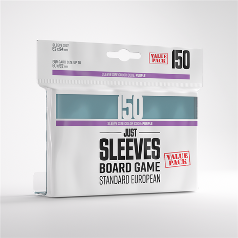Just Sleeves - Standard European Value Pack (150)
