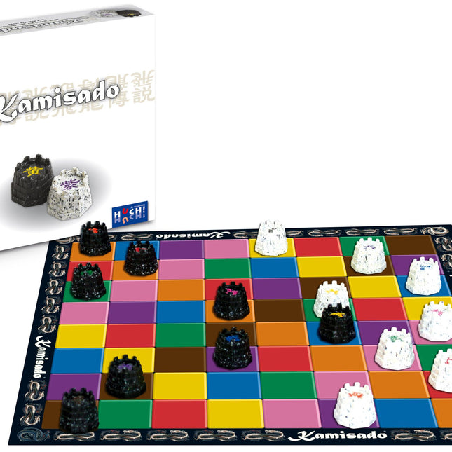 Dit is een foto van het spel Kamisado te koop bij Speldorado Spellenwinkel Delft