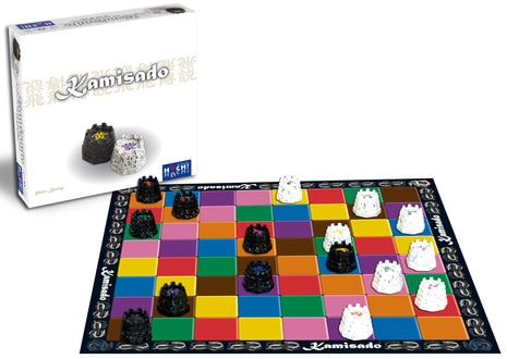 Dit is een foto van het spel Kamisado te koop bij Speldorado Spellenwinkel Delft