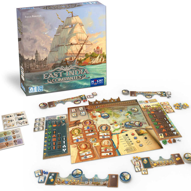 Dit is een foto van het spel East India Companies te koop bij Speldorado Spellenwinkel Delft