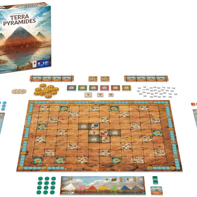 Dit is een foto van het spel Terra Pyramides te koop bij Speldorado Spellenwinkel Delft