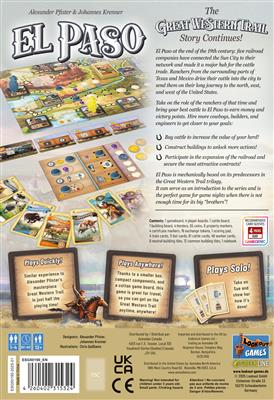 Dit is een foto van het spel Great Western Trail El Paso te koop bij Speldorado Spellenwinkel Delft