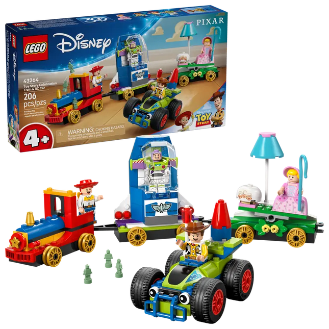Toy Story feesttrein en RC auto - 43264 - Classic