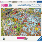 Dit is een foto van het spel Holiday resort 3: The Pool , Ray's Comic Series - 1000 stukjes te koop bij Speldorado Spellenwinkel Delft