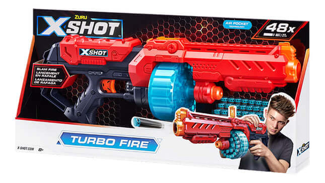 X-SHOT EXCEL Turbo Fire (48 Darts), 74617778 van Vedes te koop bij Speldorado !