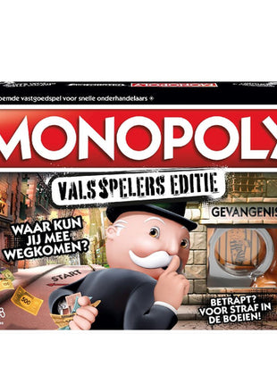 Monopoly Valspelers Editie – gezellig bordspel – 2 tot 4 spelers