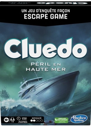Dit is een foto van het spel Cluedo Escape Sabotage op Zee te koop bij Speldorado Spellenwinkel Delft
