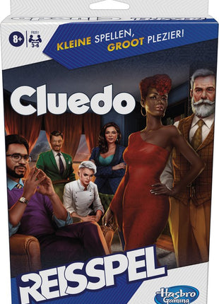 Cluedo Reisspel – party kaartspel – 2 tot 4 spelers