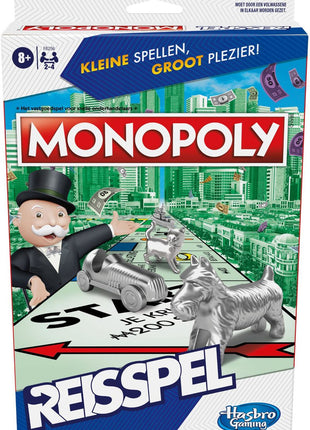 Monopoly Reisspel – gezellig bordspel – 2 tot 4 spelers