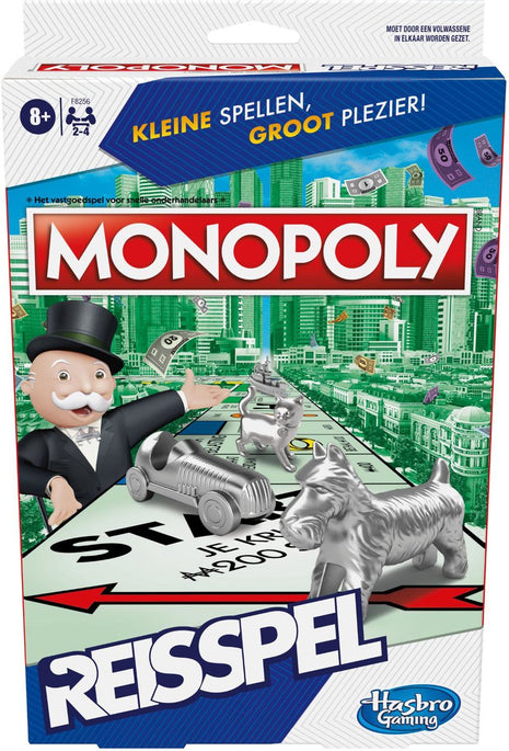 Monopoly Reisspel – gezellig bordspel – 2 tot 4 spelers
