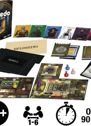 Cluedo Escape Het Midnight Hotel – gezellig bordspel – 2 tot 4 spelers