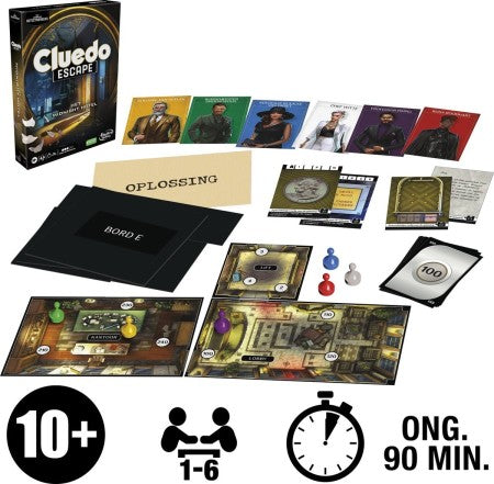 Cluedo Escape Het Midnight Hotel – gezellig bordspel – 2 tot 4 spelers