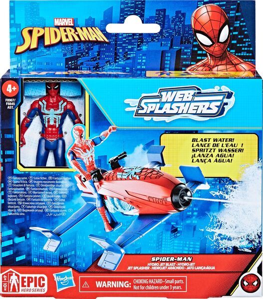 Spiderman Web Splashers Vehicle Spider-Man Jet