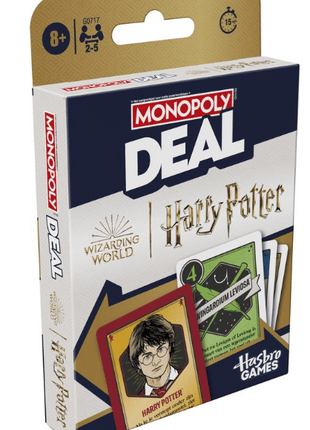 Monopoly Deal Harry Potter – gezellig kaartspel – 2 tot 4 spelers