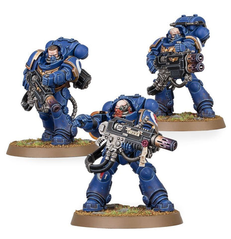 Dit is een afbeelding van het miniatuur Primaris Eradicators - Space Marines voor het spel Warhammer, te koop bij Tabletop Miniature Wargames spellenwinkel Speldorado in delft
