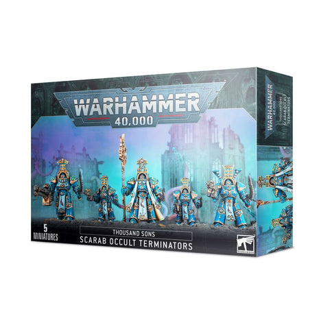 Warhammer 40.000 Scarab Occult Terminators - Thousand Sons – 40K miniaturen set 